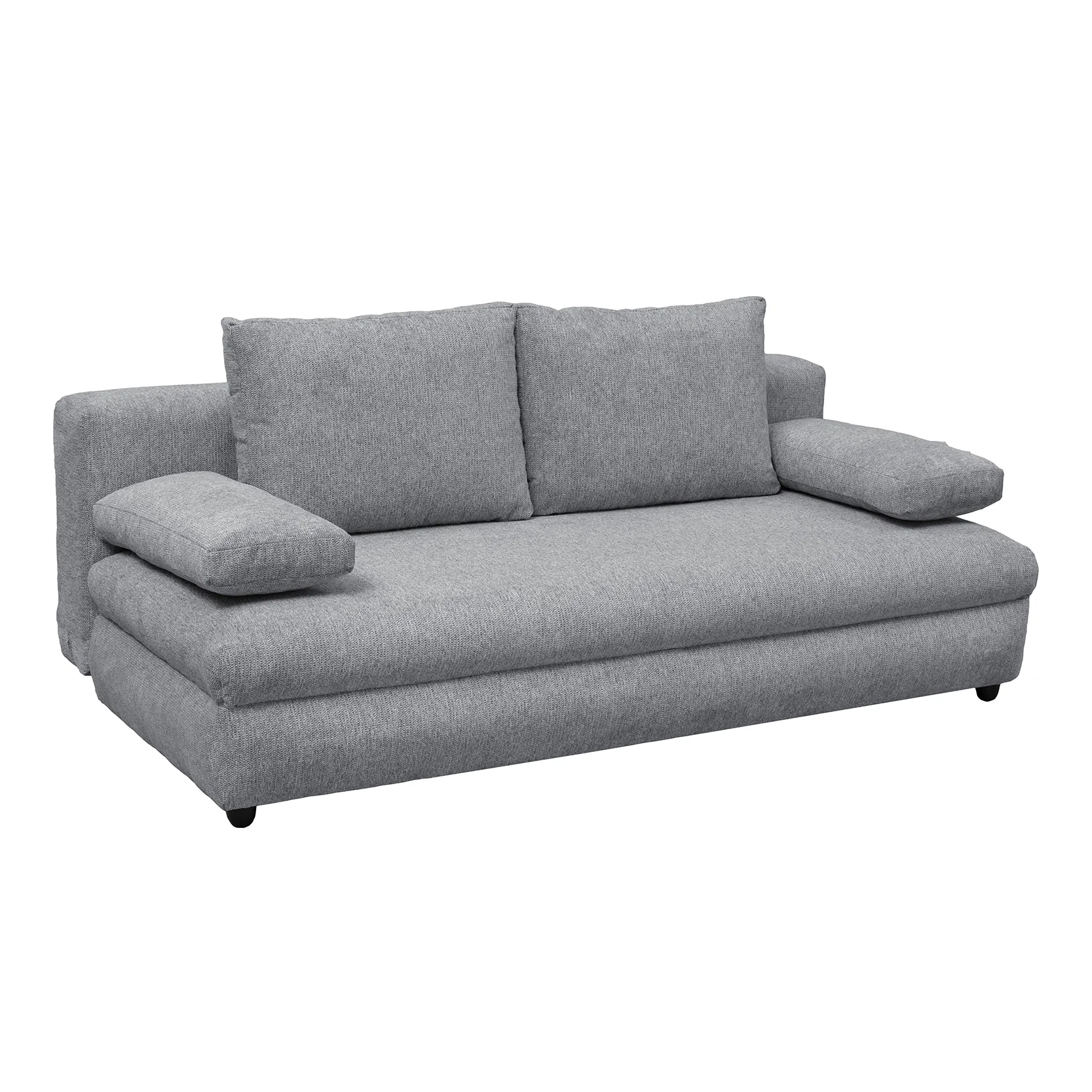 Canapea extensibila OLIMP, 3 locuri, cu arcuri si lada depozitare, bej inchis, 203x100x85 cm [2]