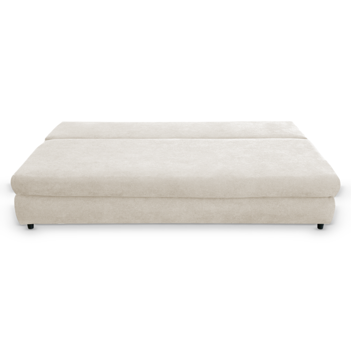 Canapea extensibila OLIMP, 3 locuri, cu arcuri si lada depozitare, maro, 203x100x85 cm [3]