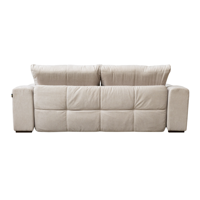 Canapea extensibila OSLO, 3 locuri, cu arcuri si lada depozitare, bej, 265x115x100 cm [6]