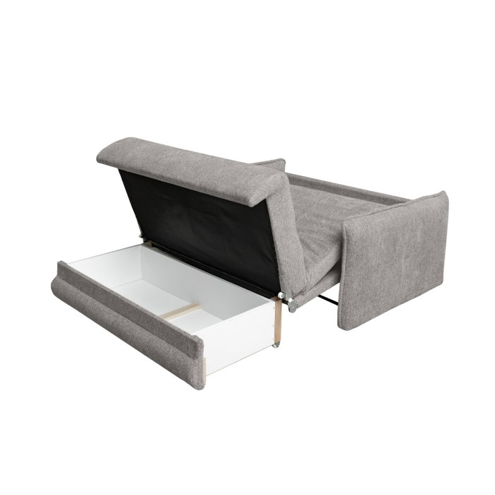 Canapea extensibila PARMA, 2 locuri, cu arcuri si lada depozitare, 145x110x90 cm [5]