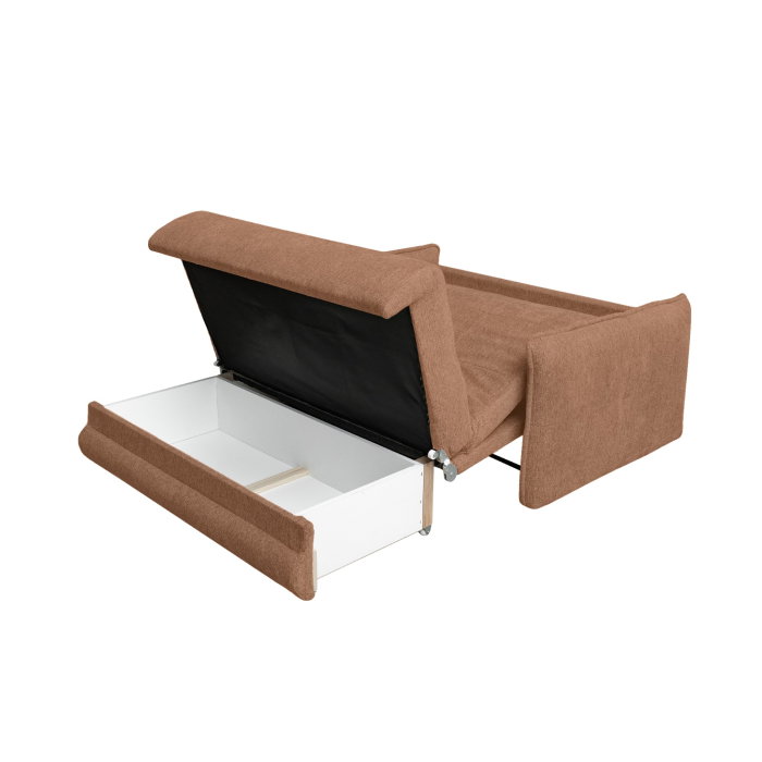 Canapea extensibila PARMA, 2 locuri, cu arcuri si lada depozitare, 145x110x90 cm [5]