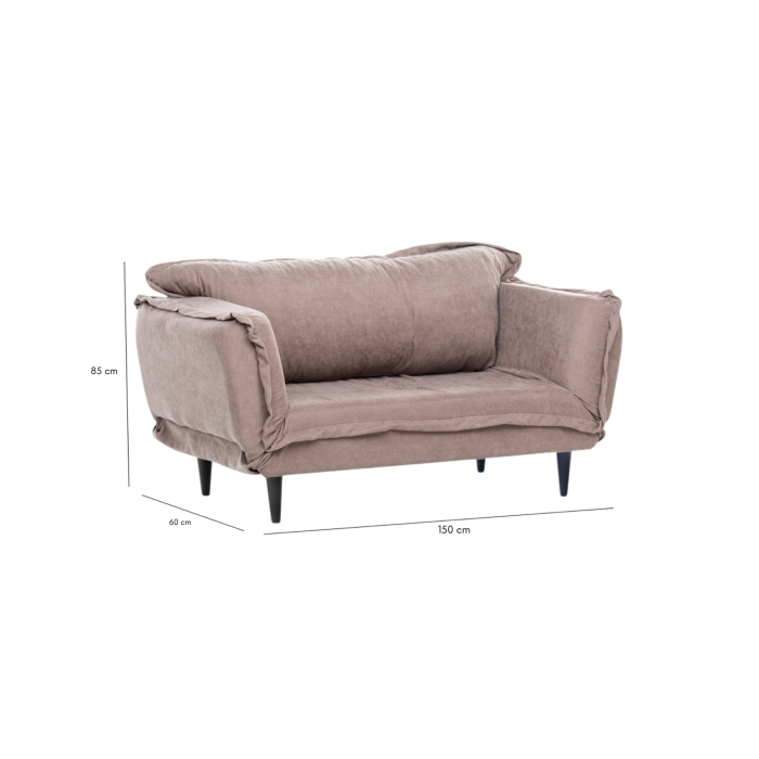 Canapea extensibilă VINO, 2 locuri, 150x60x85 cm [12]