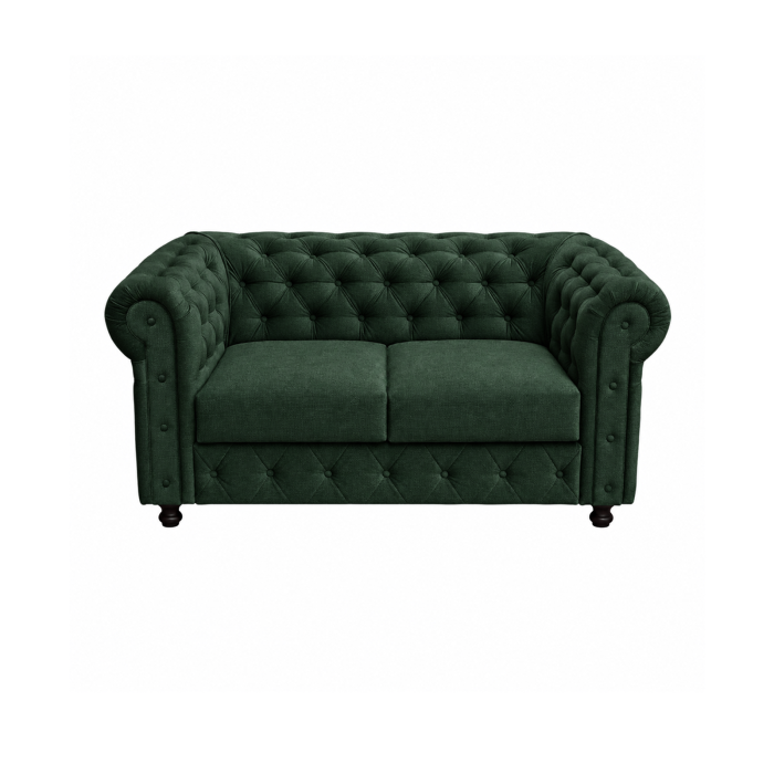 Canapea CHESTERFIELD fixa, 2 locuri, cu arcuri, 168x90x80 cm - ExpoMob [1]