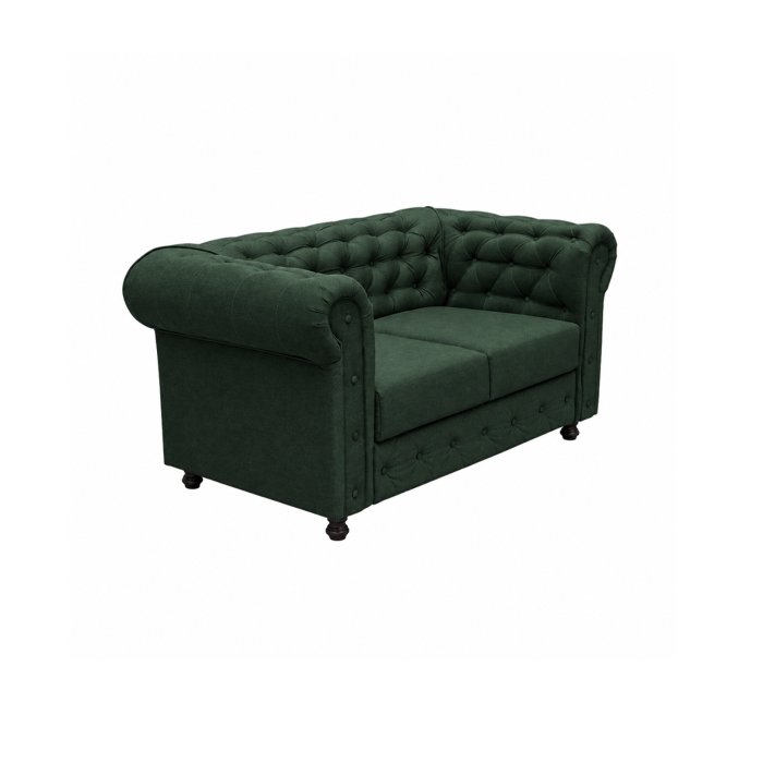 Canapea CHESTERFIELD fixa, 2 locuri, cu arcuri, 168x90x80 cm - ExpoMob [3]