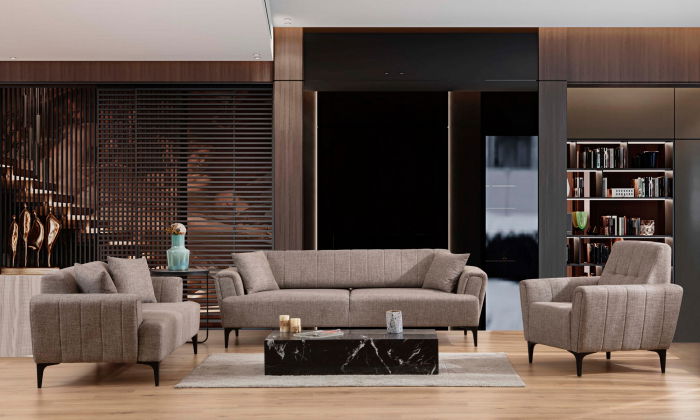 Canapea fixa HAMLET, 2 locuri, 180x95x77 cm [3]