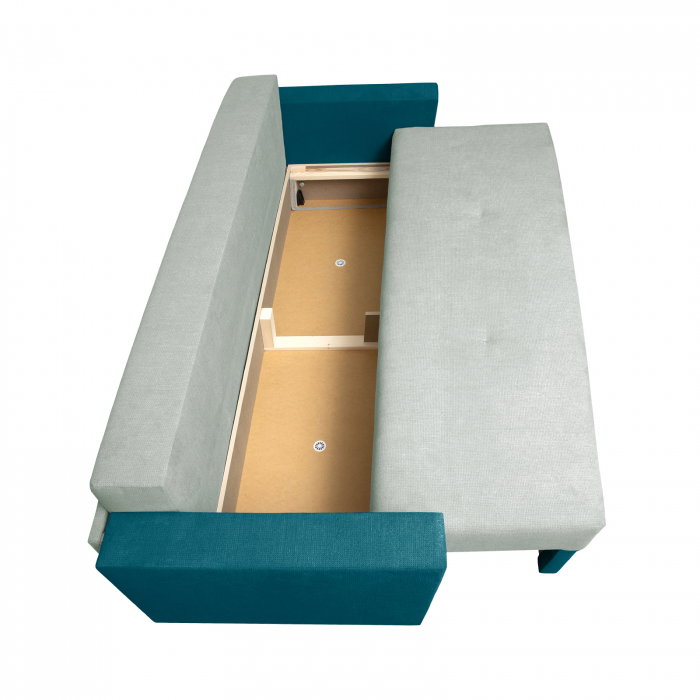 Canapea NICO 2 3L extensibila, 3 locuri, cu arcuri si lada depozitare, 220x90x75 cm - ExpoMob [4]