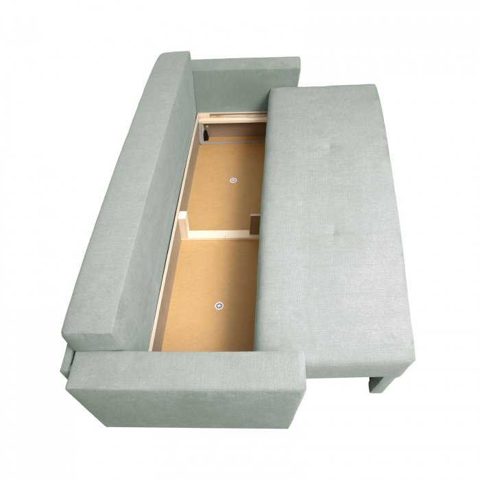 Canapea NICO 2 3L extensibila, 3 locuri, cu arcuri si lada depozitare, 220x90x75 cm - ExpoMob [3]