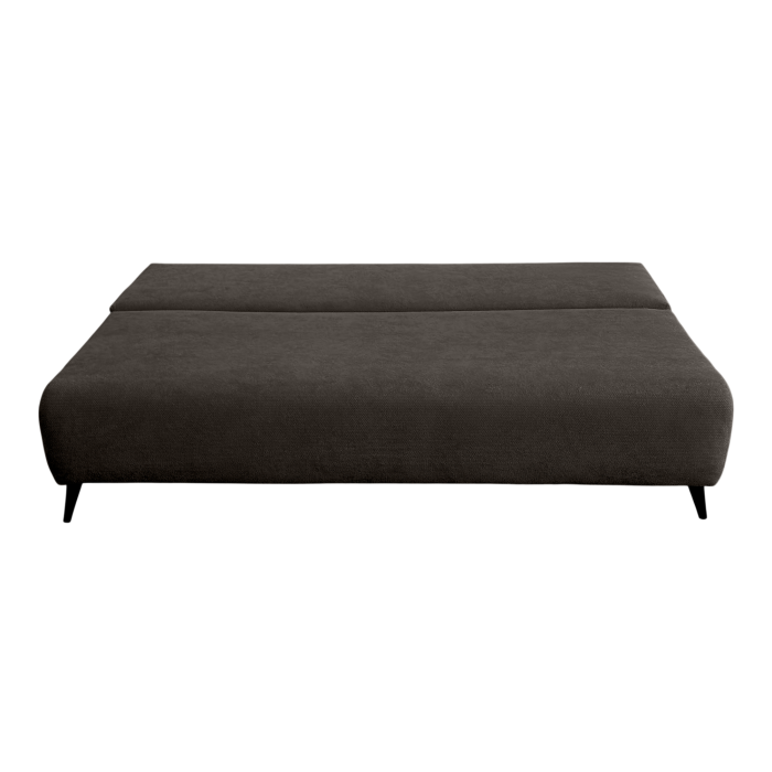 Canapea TIME NEW extensibila, 3 locuri, cu arcuri si lada depozitare, maro, 200x100x90 cm [3]
