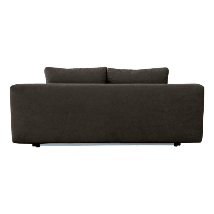 Canapea TIME NEW extensibila, 3 locuri, cu arcuri si lada depozitare, maro, 200x100x90 cm [6]