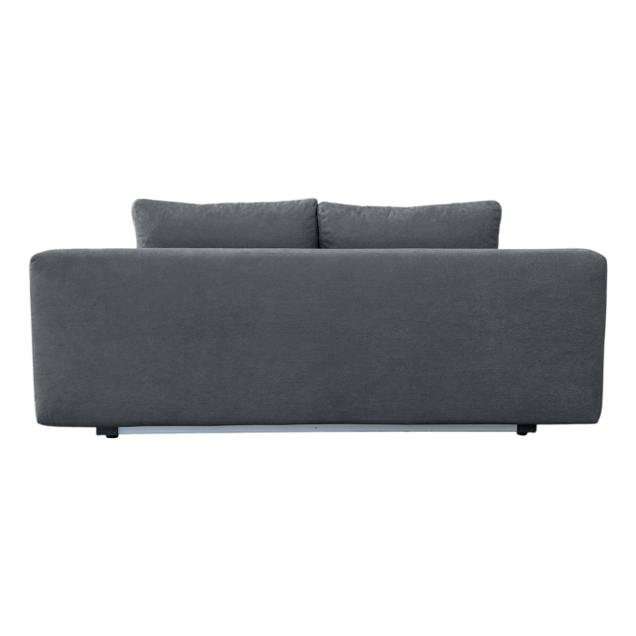 Canapea TIME NEW extensibila, 3 locuri, cu arcuri si lada depozitare, maro, 200x100x90 cm [6]