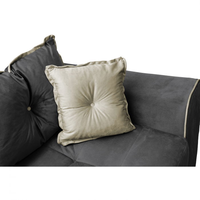 Canapea VERA extensibila, 3 locuri, cu arcuri si lada depozitare, 245x110x80 cm - ExpoMob [6]