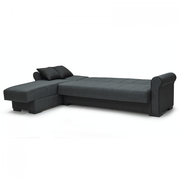 Coltar BORD extensibil, cu lada depozitare, colt interschimbabil, 280x165x84 cm - ExpoMob [4]