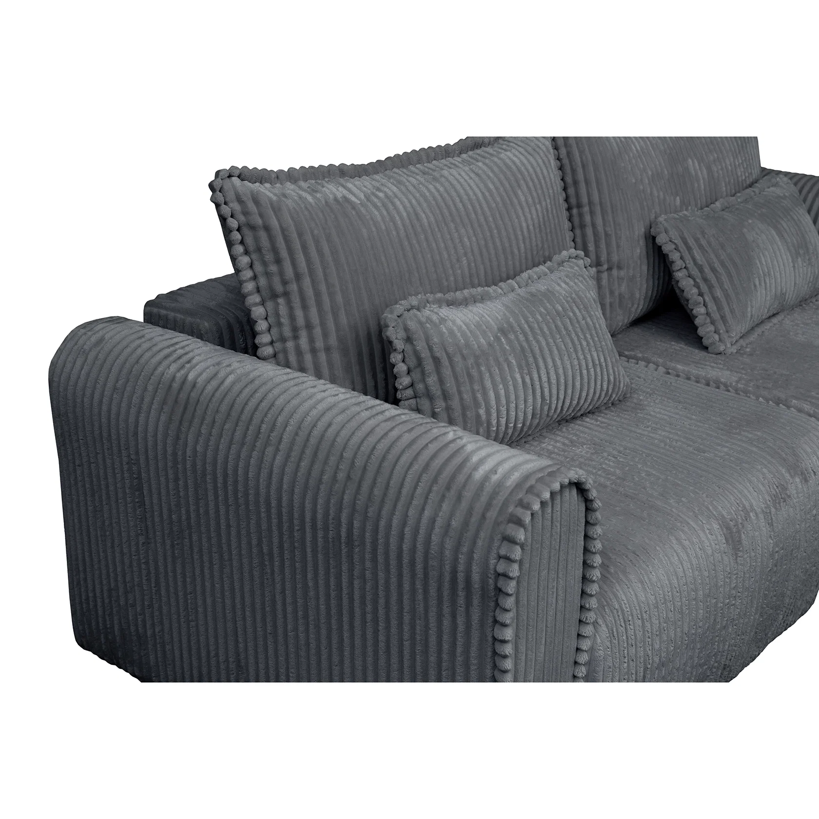 Coltar/Canapea extensibil BELLAGIO, cu arcuri si lada depozitare, colt interschimbabil, 250x125/165x95 cm [8]