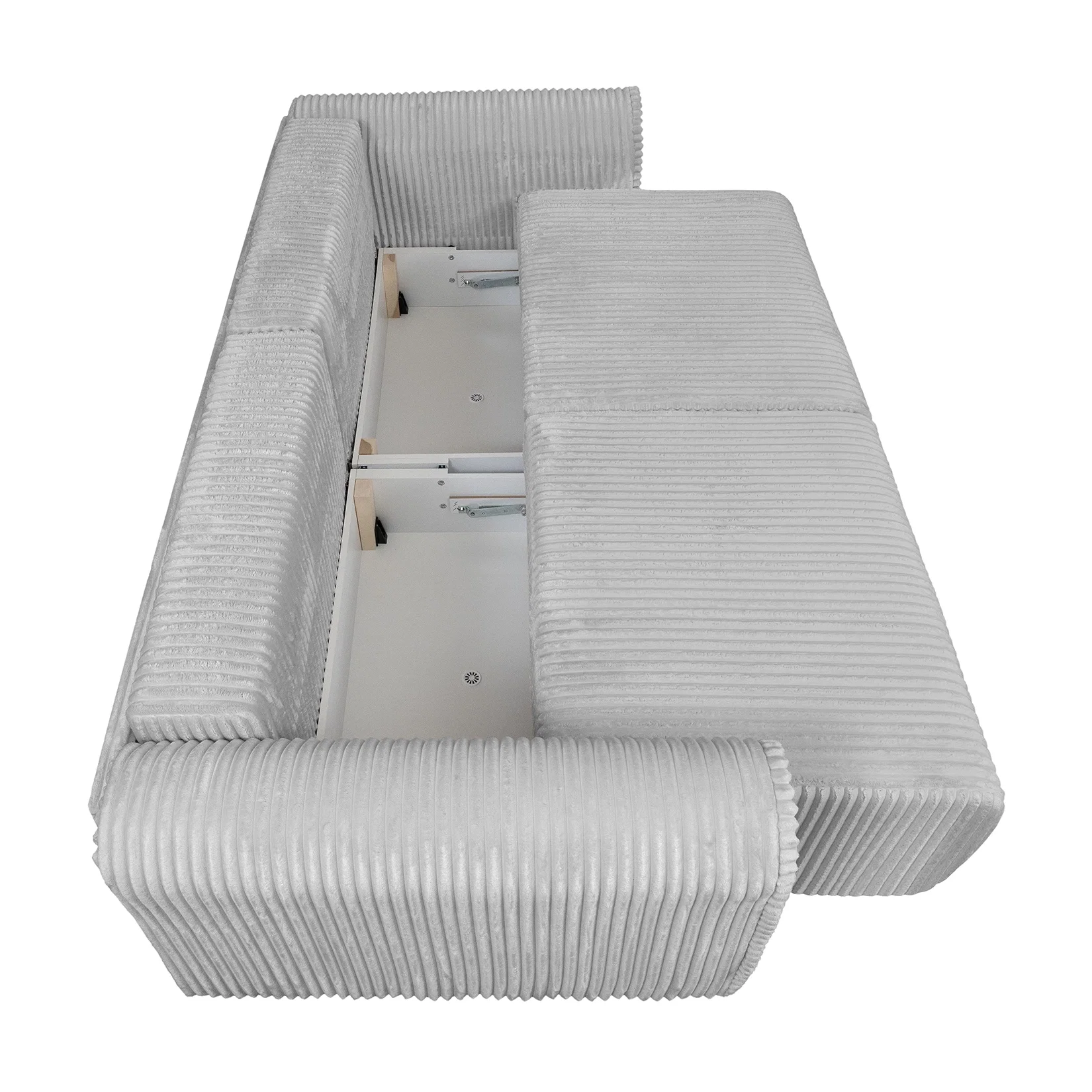 Coltar/Canapea extensibil BELLAGIO, cu arcuri si lada depozitare, colt interschimbabil, 250x125/165x95 cm [7]