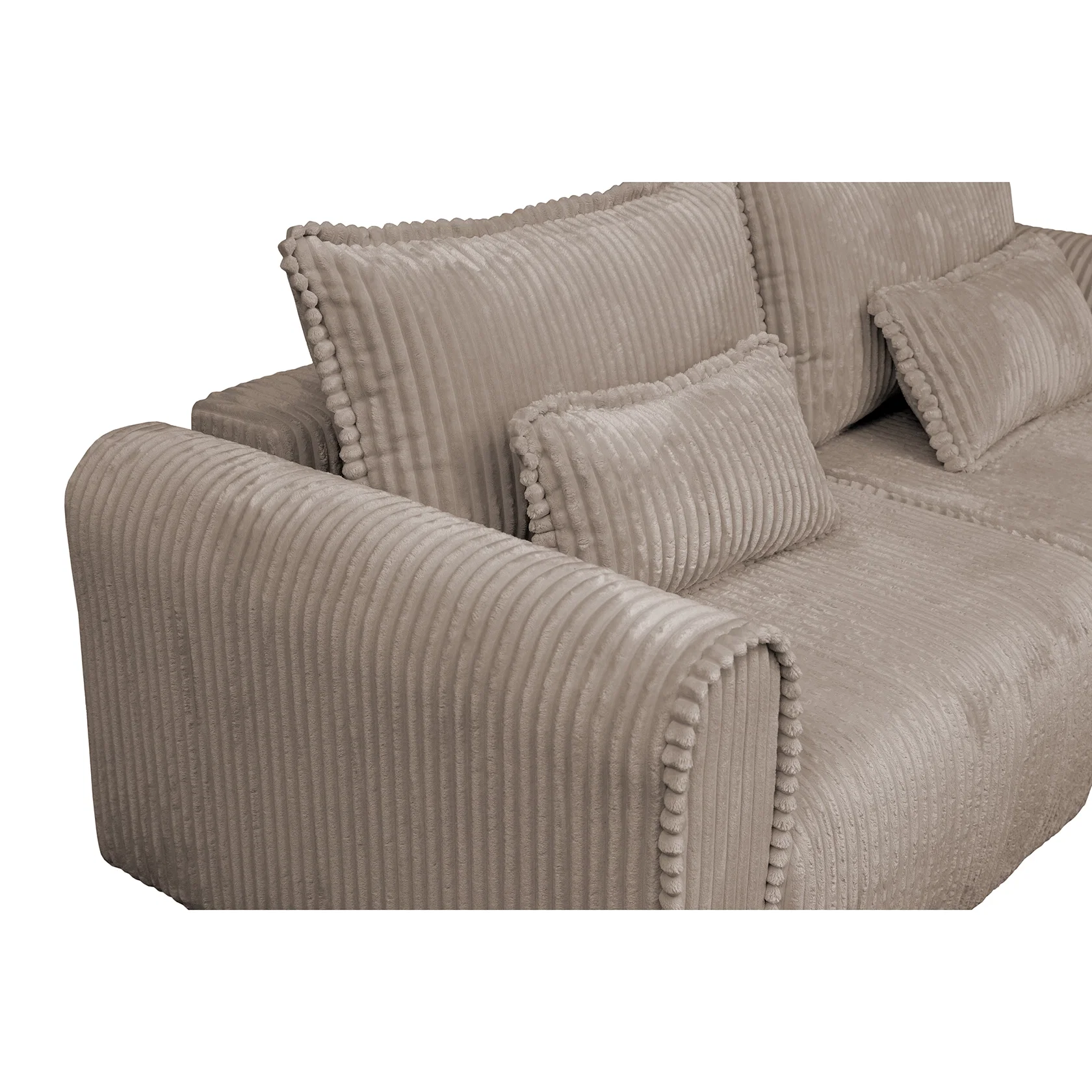 Coltar/Canapea extensibil BELLAGIO, cu arcuri si lada depozitare, colt interschimbabil, 250x125/165x95 cm [8]