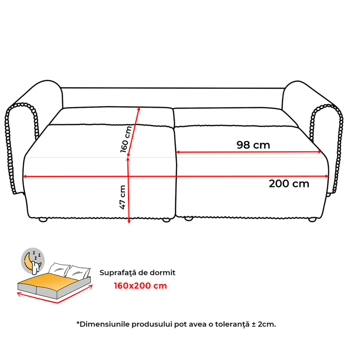 Coltar/Canapea extensibil BELLAGIO, cu arcuri si lada depozitare, colt interschimbabil, 250x125/165x95 cm [14]