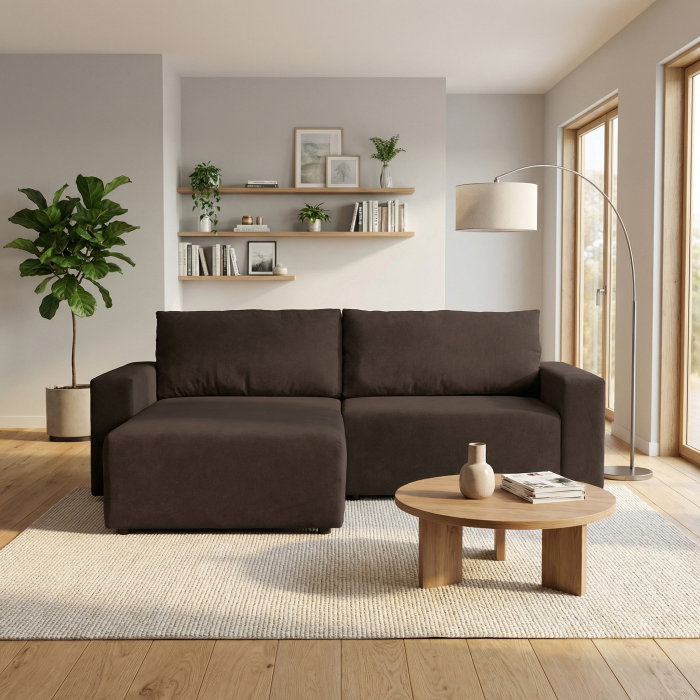 Coltar DALLAS ONE extensibil, cu lada depozitare, colt interschimbabil, 258x173x90 cm [6]