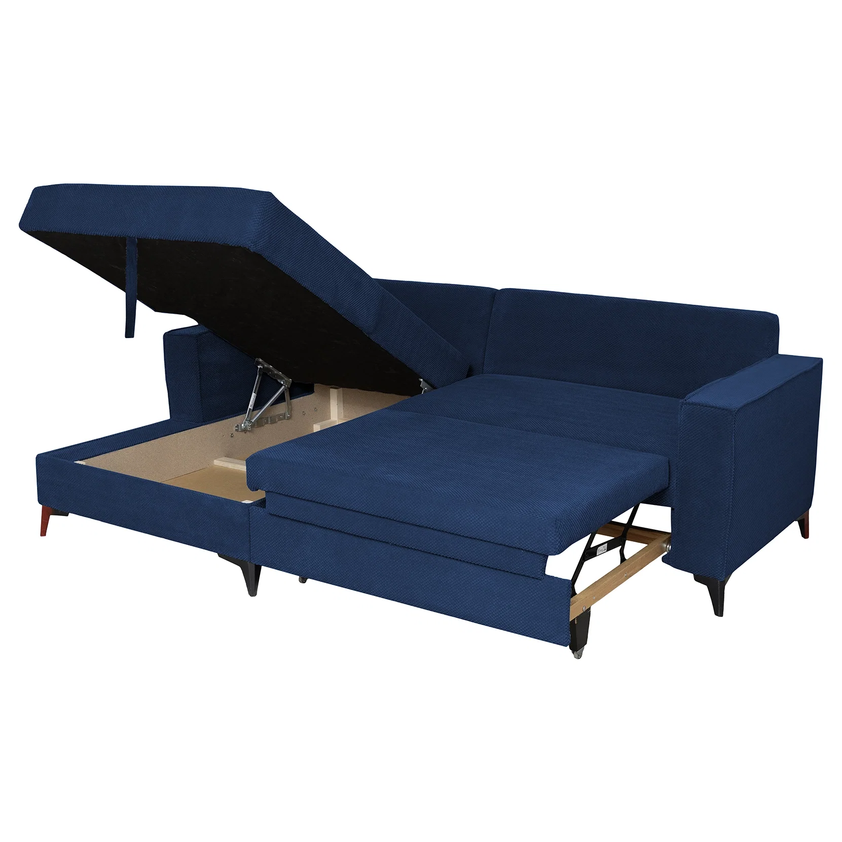 Coltar extensibil FREDERIC, cu arcuri si lada depozitare, colt dreapta sau stanga, 235x160x95 cm [5]