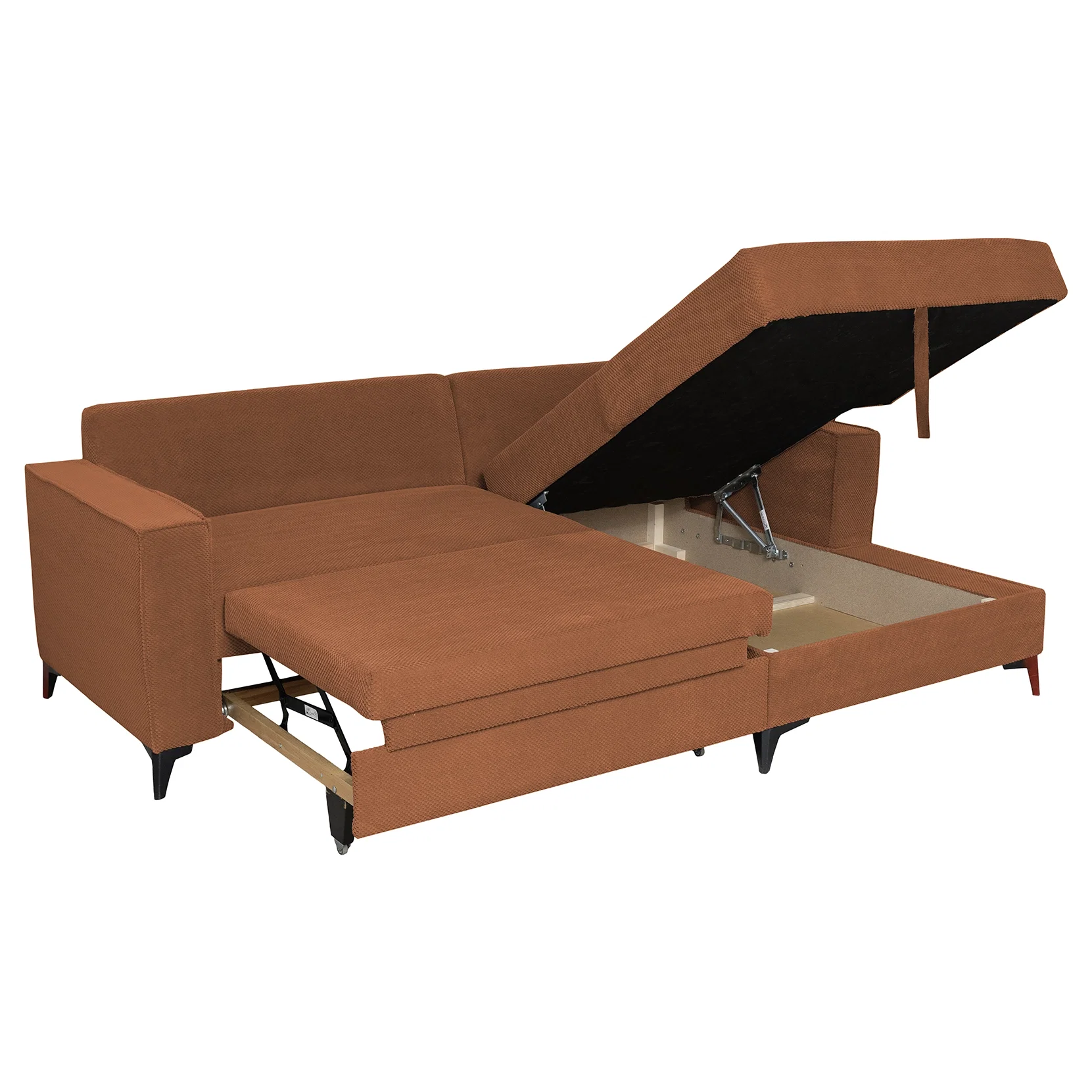 Coltar extensibil FREDERIC, cu arcuri si lada depozitare, colt dreapta sau stanga, 235x160x95 cm [6]