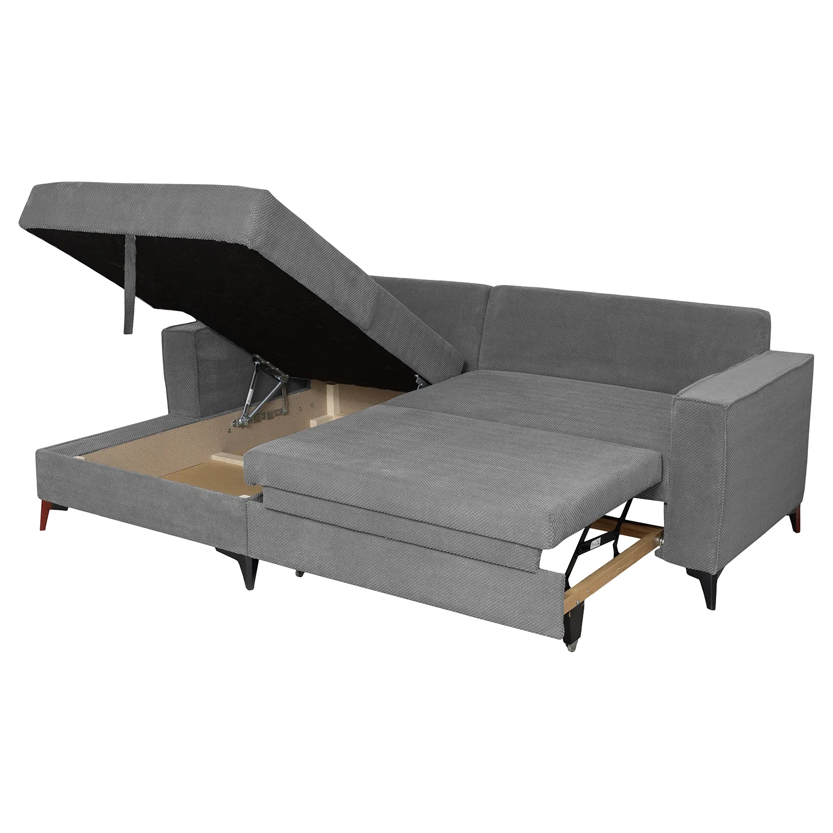 Coltar extensibil FREDERIC, cu arcuri si lada depozitare, colt dreapta sau stanga, 235x160x95 cm [5]