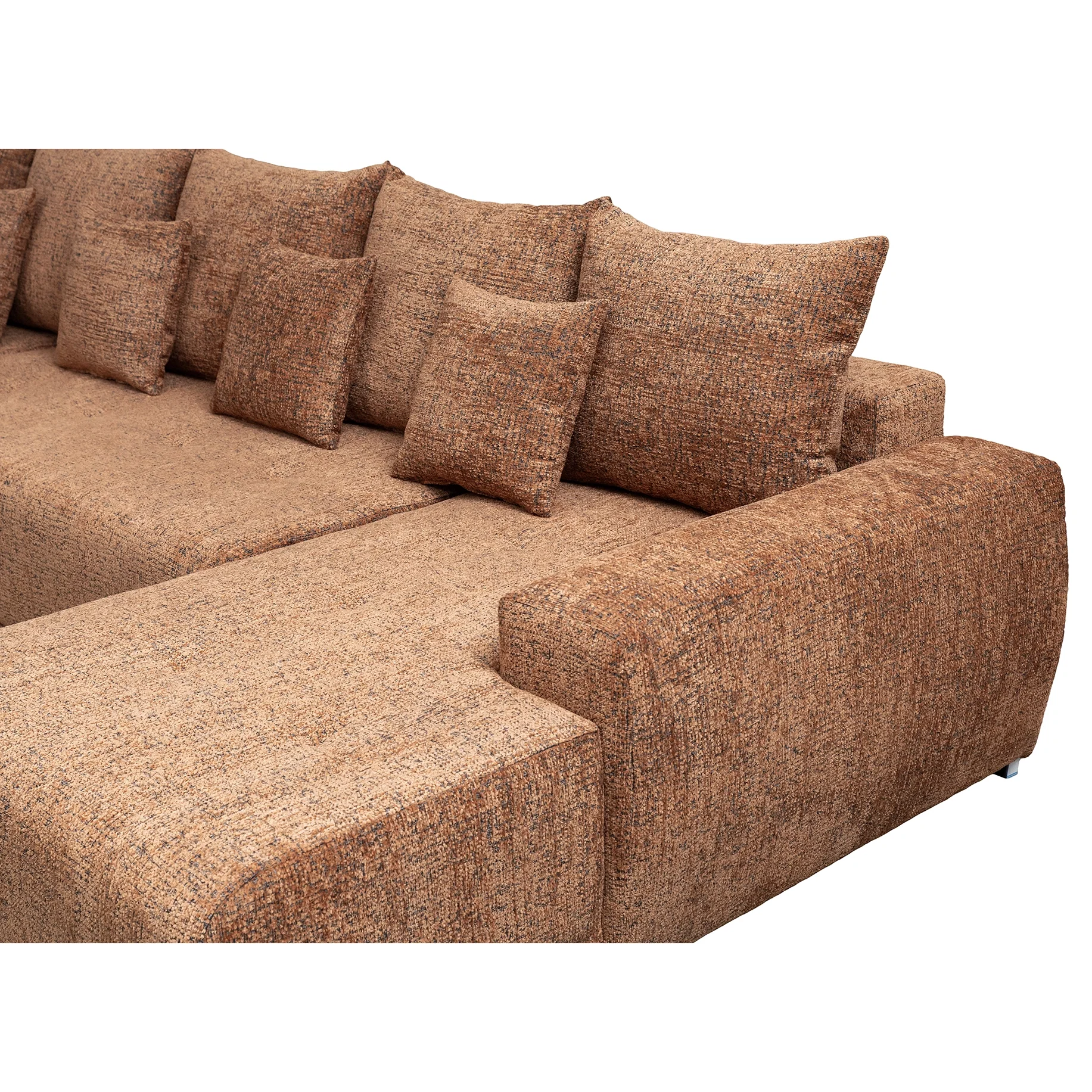 Coltar extensibil MARIBO U, cu arcuri si lada depozitare, colt stanga sau dreapta, 350x203x90 cm [8]