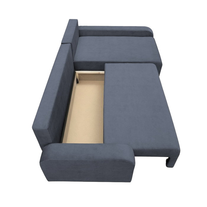 Coltar extensibil RIO, cu arcuri si lada depozitare, colt interschimbabil, 235x140x83 cm [4]