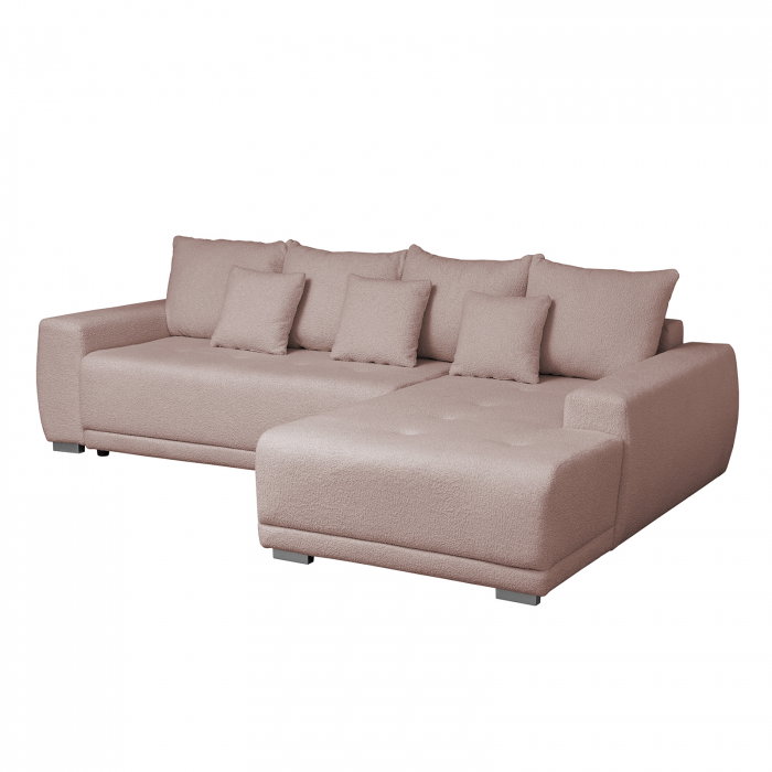 Coltar MARIBO L BUCLE extensibil, cu arcuri si lada depozitare, colt dreapta sau colt stanga, 282x205x92 cm [4]