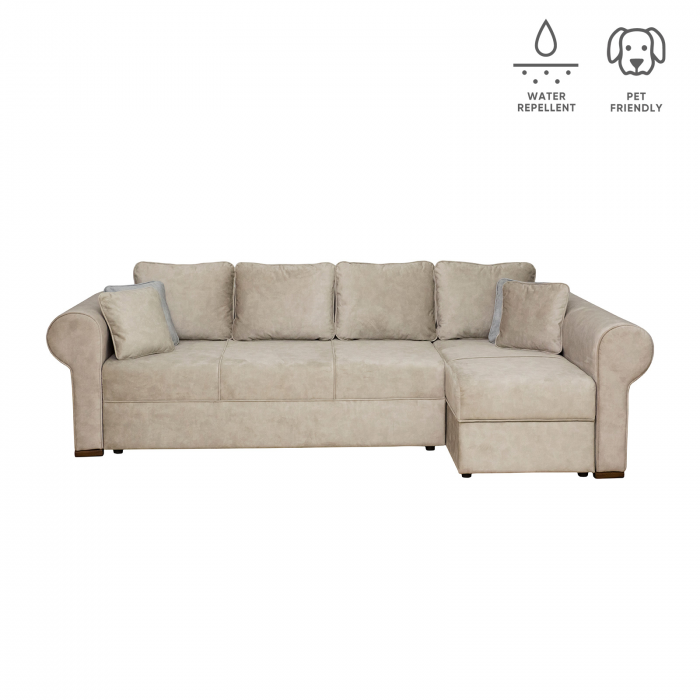 Coltar SEUL XL extensibil, cu arcuri si lada depozitare, 90x145x95 cm - ExpoMob [1]