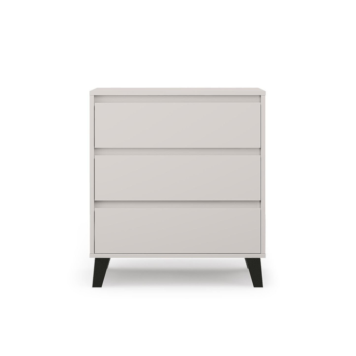 Comoda BORG, 3 sertare, casmir, 70x38,8x78,4 cm