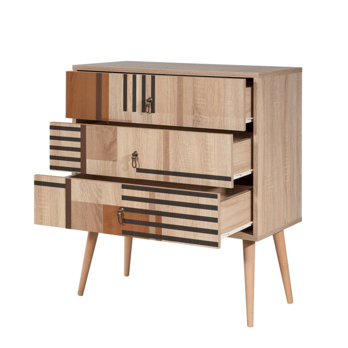 Comoda CITY TRIO, 80x40x89 cm [3]