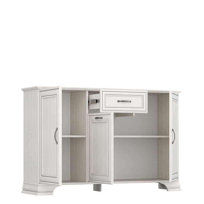 Comoda cu 3 usi si 1 sertar TIFFANY II, crem fineline, 139x37x90,1 cm [2]