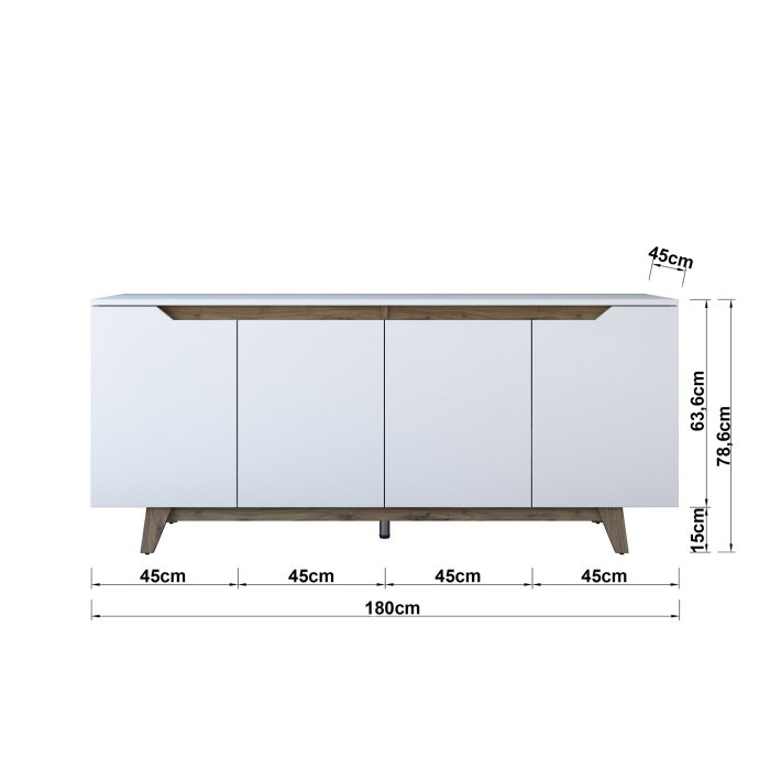 Comoda GD102, 180x45x78,6 cm [9]