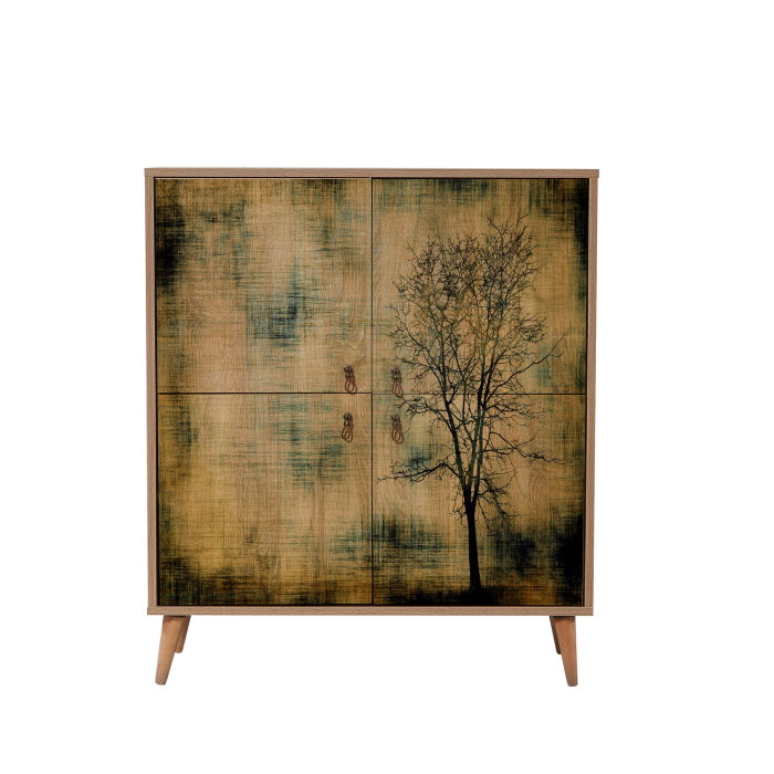Comoda MULTILUX, 4 usi, 95x36x111 cm [8]