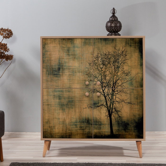 Comoda MULTILUX, 4 usi, 95x36x111 cm [5]