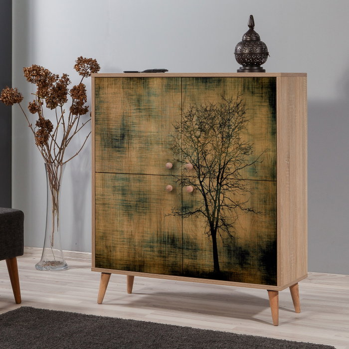 Comoda MULTILUX, 4 usi, 95x36x111 cm [2]