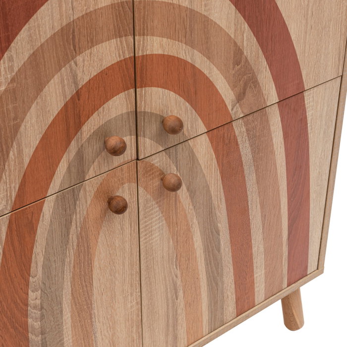 Comoda MULTILUX IRIS PALM POSY, 95x36x111 cm [5]