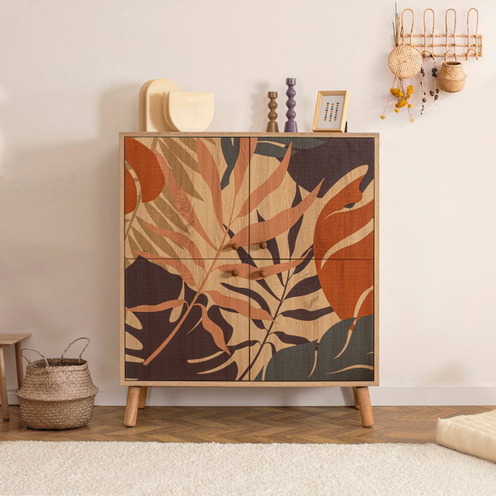 Comoda MULTILUX PALM, 95x36x111 cm [2]