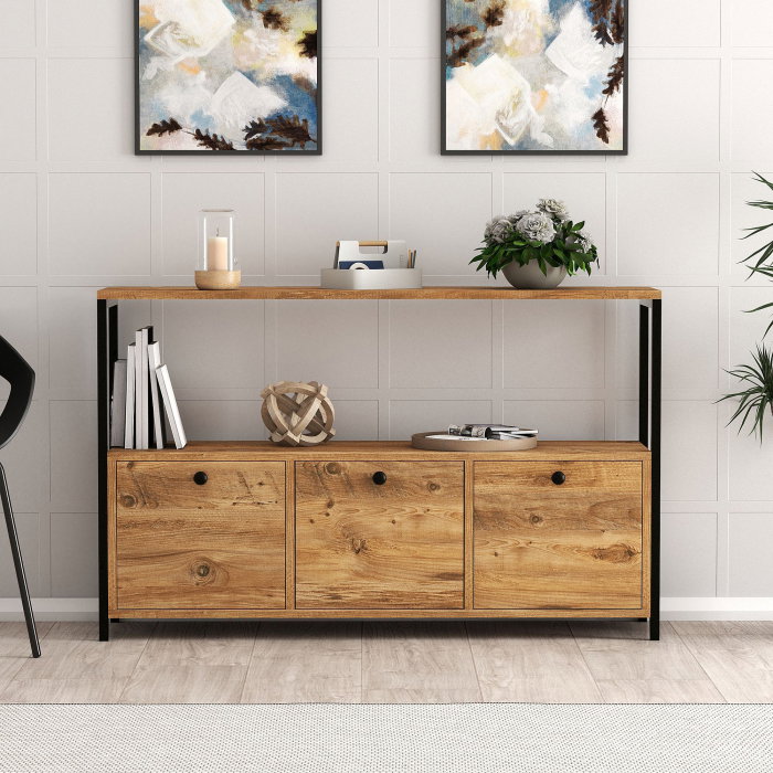 Comoda NERO V2, 120x30x75 cm [2]