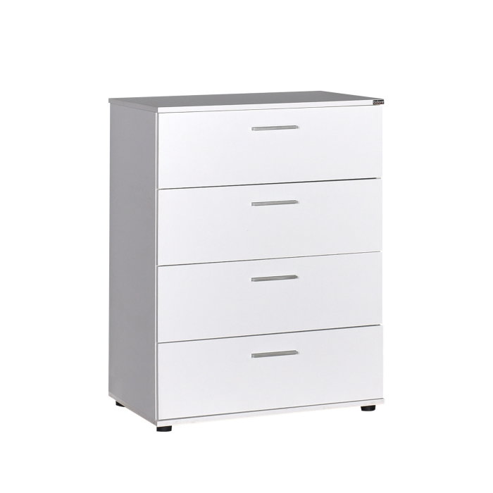 Comoda SFN-540-BB-1, 4 sertare, alb, 73x44x96 cm