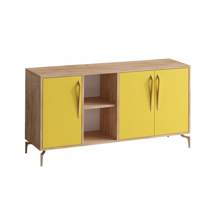 Comoda SUDER, stejar, 140x40x86 cm [1]