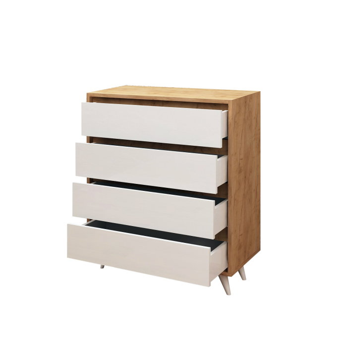 Comoda SUVERA, 4 sertare, 70x40x86 cm [4]