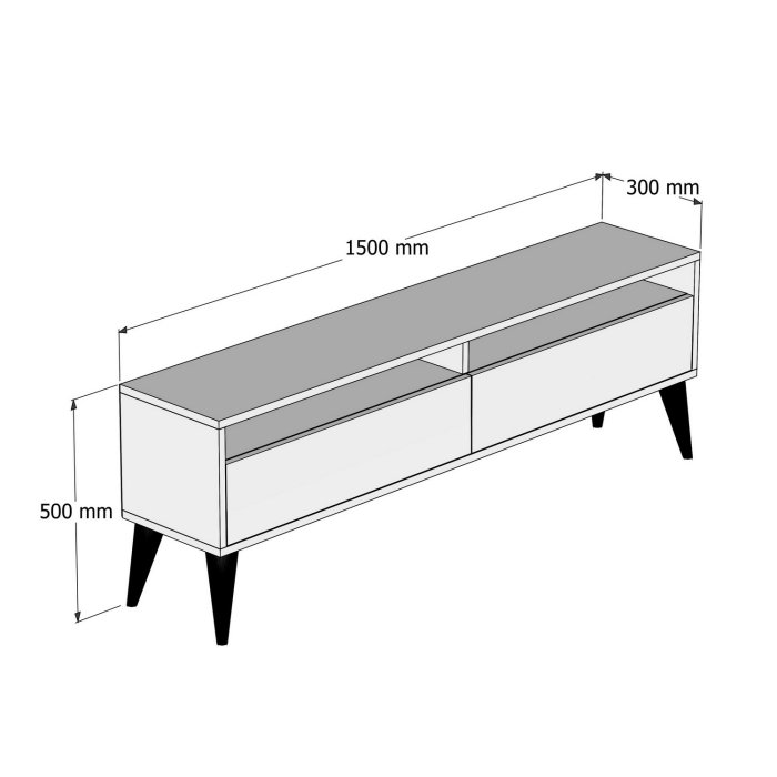 Comoda TV BEST 2, 150x30x50 cm [5]