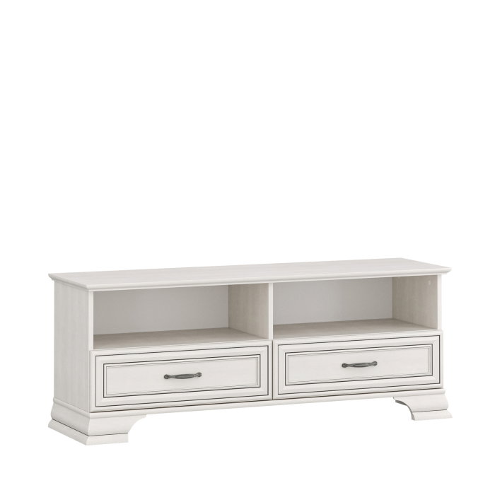 Comoda TV cu 2 sertare TIFFANY II, crem fineline, 130x37x50,4 cm [1]