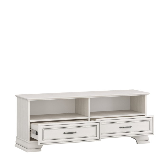 Comoda TV cu 2 sertare TIFFANY II, crem fineline, 130x37x50,4 cm [2]