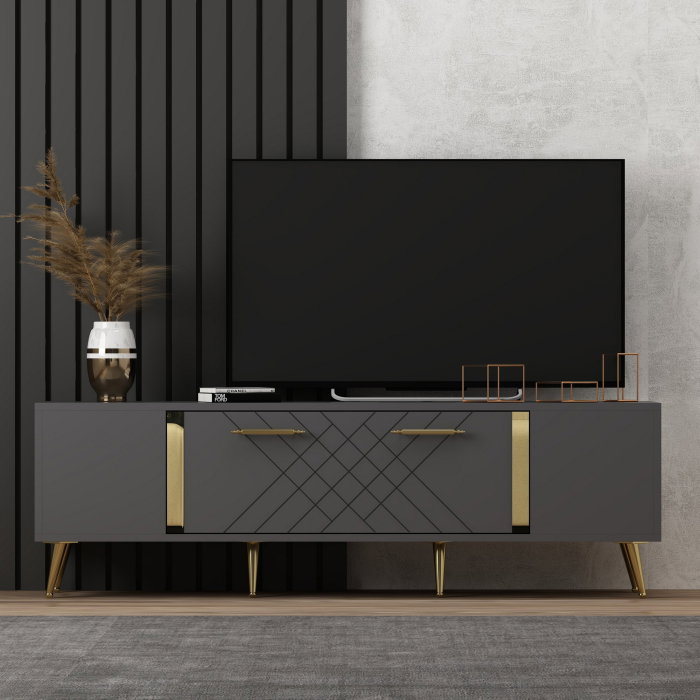 Comoda TV DETAS, 150x35x48,2 cm [2]