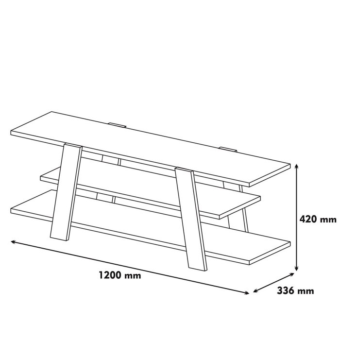 Comoda TV FLOWER, 120x33,6x42 cm [4]