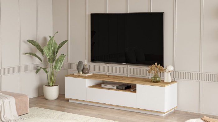 Comoda TV FR7-AW, 180x44,5x44,6 cm [9]