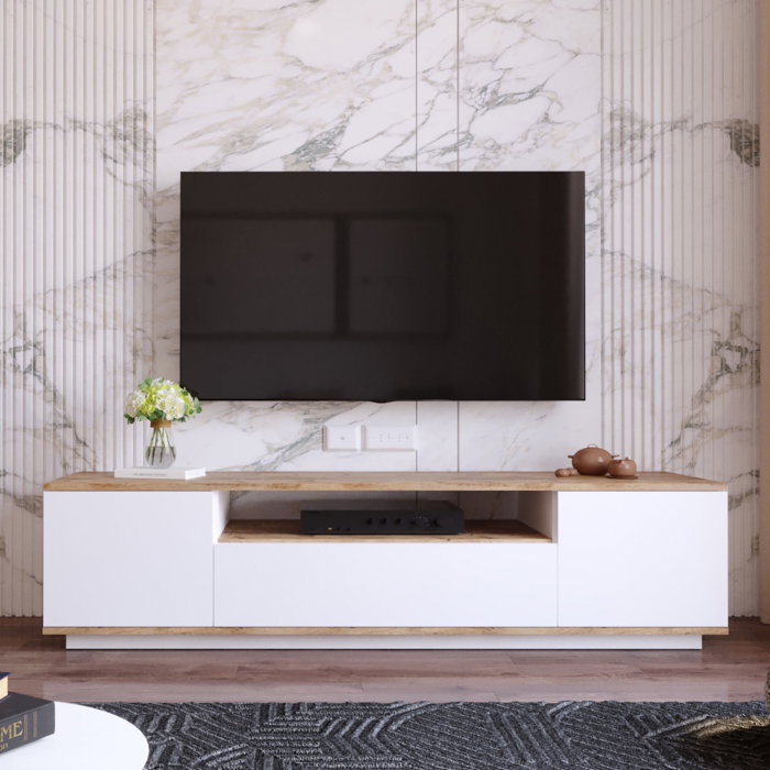 Comoda TV FR7-AW, 180x44,5x44,6 cm [2]