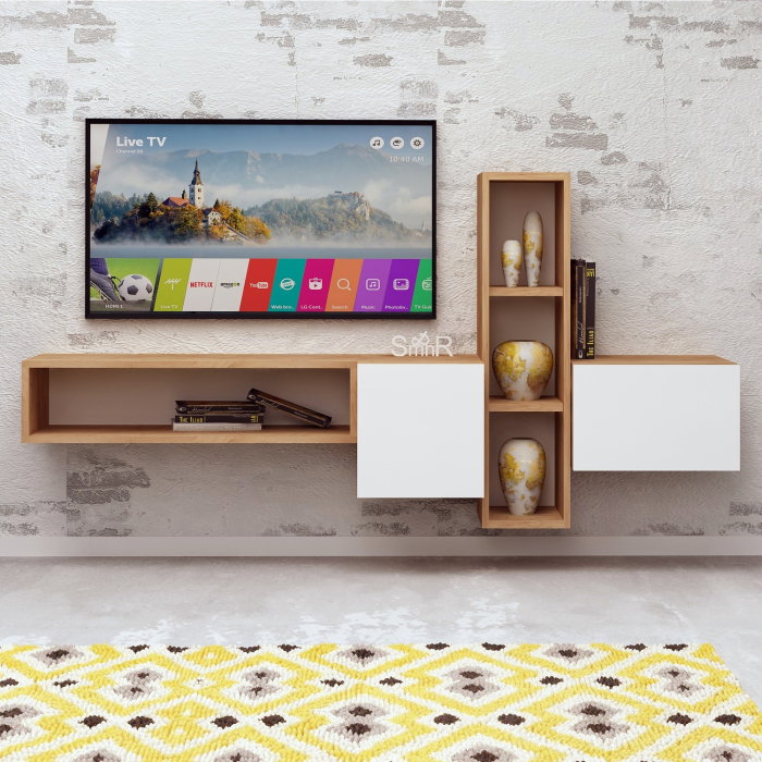 Comoda TV KUMKUAT, suspendata, 160x35x70 cm [2]