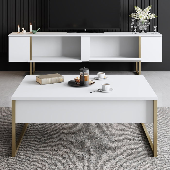 Comoda TV LUXE, 180x30x50 cm [6]